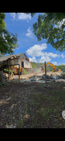 Ground-level demo work